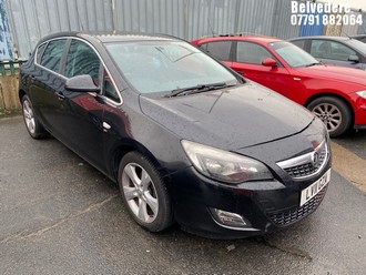 Location: Belvedere - 2011 VAUXHALL ASTRA SRI AUTO 5 Door Hatchback REG: LV11GZA, Keys: No, MOT Expiry date: 25/03/2026, 1598 Petrol, 6 Speed Auto Petrol, Former Keepers: 7