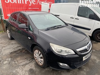Location: Belvedere - 2010 VAUXHALL ASTRA EXCLUSIV 113 5 Door Hatchback REG: YK10OME, Keys: No, MOT Expiry date: 11/01/2025, 1598 Petrol, 5 Speed Manual Petrol, Former Keepers: 8