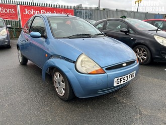 Location: Belvedere - 2003 FORD KA COLLECTION 3 Door Hatchback REG: GF53FWG, Keys: No, MOT Expiry date: 14/04/2025, 1299 Petrol, 5 Speed Manual Petrol, Former Keepers: 8