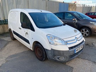 Location: Belvedere - 2010 CITROEN BERLINGO 625 LX HDI 75 Panel Van REG: HK59VRZ, Keys: No, MOT Expiry date: 21/11/2025, 1560 Diesel, 5 Speed Manual Diesel, Former Keepers: 5