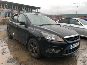 Location: Edinburgh - 2011 FORD FOCUS ZETEC 125 5 Door Hatchback REG: SK61HYJ, Keys: No, MOT Expiry date: 16/12/2025, 1798 Petrol, 5 Speed Manual Petrol, Former Keepers: 9
