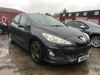 Location: Edinburgh - 2010 PEUGEOT 308 SPORT 5 Door Hatchback REG: KM10WZJ, Keys: No, MOT Expiry date: 15/09/2025, 1598 Petrol, 5 Speed Manual Petrol, Former Keepers: 6