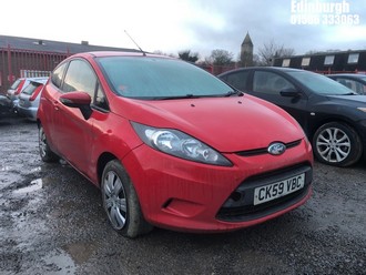 Location: Edinburgh - 2009 FORD FIESTA STYLE 82 3 Door Hatchback REG: CK59VBC, Keys: No, MOT Expiry date: 14/08/2026, 1242 Petrol, 5 Speed Manual Petrol, Former Keepers: 7