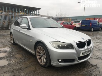 Location: Edinburgh - 2009 BMW 318I SE 4 Door Saloon REG: YK09NNE, Keys: No, MOT Expiry date: 16/04/2026, 1995 Petrol, 6 Speed Manual Petrol, Former Keepers: 6