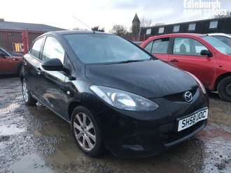 Location: Edinburgh - 2008 MAZDA 2 TS2 5 Door Hatchback REG: SH58UOC, Keys: No, MOT Expiry date: 02/05/2025, 1349 Petrol, 5 Speed Manual Petrol, Former Keepers: 6