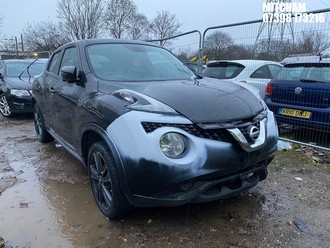 Location: Mitcham - 2019 NISSAN JUKE TEKNA 5 Door Hatchback REG: LK19MTJ, Keys: No, MOT Expiry date: 20/02/2026, 1598 Petrol, 5 Speed Manual Petrol, Former Keepers: 7