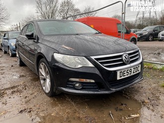 Location: Mitcham - 2009 VOLKSWAGEN PASSAT GT CC TDI 140 Coupe REG: DE59ZDC, Keys: No, MOT Expiry date: 06/06/2026, 1968 Diesel, 6 Speed Manual Diesel, Former Keepers: 14