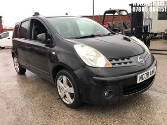 Location: Nottingham - 2008 NISSAN NOTE ACENTA R AUTO MPV REG: NC08AMK, Keys: No, MOT Expiry date: 15/01/2026, 1598 Petrol, 4 Speed Auto Petrol, Former Keepers: 9