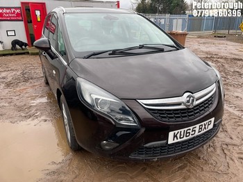 Location: Peterborough - 2015 VAUXHALL ZAFIRA TOURER SE CDTI AUT MPV REG: KU65BXP, Keys: No, MOT Expiry date: 16/01/2026, 1956 Diesel, 6 Speed Auto Diesel, Former Keepers: 4