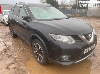 Location: Peterborough - 2014 NISSAN X-TRAIL TEKNA DCI Estate REG: HF64UEL, Keys: No, MOT Expiry date: 09/12/2025, 1598 Diesel, 6 Speed Manual Diesel, Former Keepers: 4