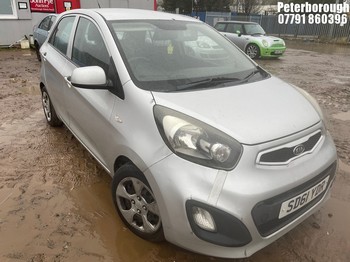 Location: Peterborough - 2011 KIA PICANTO 1 5 Door Hatchback REG: SD61YDR, Keys: No, MOT Expiry date: 07/11/2025, 998 Petrol, 5 Speed Manual Petrol, Former Keepers: 5