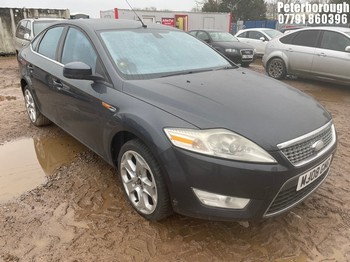 Location: Peterborough - 2008 FORD MONDEO TITANIUM X TDCI140 5 Door Hatchback REG: MJ08GWG, Keys: No, MOT Expiry date: 03/11/2025, 1997 Diesel, 6 Speed Manual Diesel, Former Keepers: 6