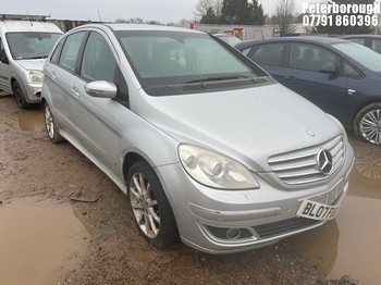 Location: Peterborough - 2007 MERCEDES B200 CDI SE CVT MPV REG: BL07FUG, Keys: No, MOT Expiry date: 28/07/2025, 1992 Diesel, Variable 1 Speed Auto Diesel, Former Keepers: 10