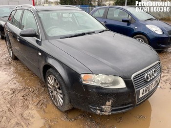 Location: Peterborough - 2007 AUDI A4 AVANT SE TDI 140 Estate REG: AR07JWA, Keys: No, MOT Expiry date: 15/10/2025, 1968 Diesel, 6 Speed Manual Diesel, Former Keepers: 3
