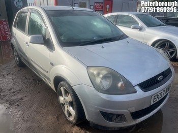 Location: Peterborough - 2007 FORD FIESTA FREEDOM 5 Door Hatchback REG: EK07NNR, Keys: No, MOT Expiry date: 25/02/2026, 1388 Petrol, 5 Speed Manual Petrol, Former Keepers: 9