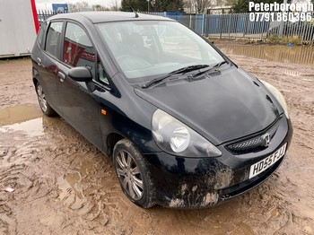 Location: Peterborough - 2006 HONDA JAZZ S 5 Door Hatchback REG: HD55FJJ, Keys: No, MOT Expiry date: 05/02/2026, 1246 Petrol, 5 Speed Manual Petrol, Former Keepers: 6