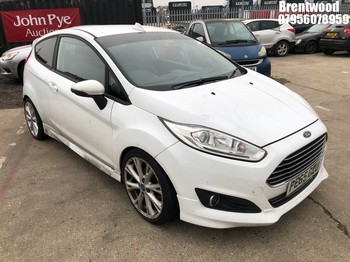 Location: Brentwood - 2015 FORD FIESTA ZETEC S 3 Door Hatchback REG: PE65GZU, Keys: No, MOT Expiry date: 10/02/2025, 998 Petrol, 5 Speed Manual Petrol, Former Keepers: 7