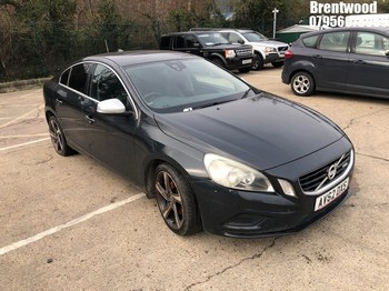 Location: Brentwood - 2012 VOLVO S60 R-DESIGN T3 4 Door Saloon REG: AV62DXS, Keys: No, MOT Expiry date: 07/08/2025, 1595 Petrol, 6 Speed Manual Petrol, Former Keepers: 4
