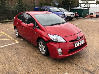 Location: Brentwood - 2010 TOYOTA PRIUS T SPIRIT VVT-I CVT 5 Door Hatchback REG: FY10LEU, Keys: No, MOT Expiry date: 25.08.2025, 1797 Hybrid Electric, Variable 1 Speed Auto Petrol/E, Former Keepers: 6