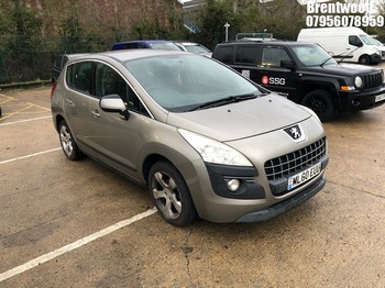 Location: Brentwood - 2010 PEUGEOT 3008 SPORT HDI 5 Door Hatchback REG: ML60EUU, Keys: No, MOT Expiry date: 20/05/2026, 1560 Diesel, 6 Speed Manual Diesel, Former Keepers: 10