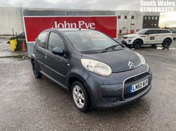 Location: South Wales - 2010 CITROEN C1 VTR+ 5 Door Hatchback REG: LM60WUV, Keys: No, MOT Expiry date: 19/09/2025, 998 Petrol, 5 Speed Manual Petrol, Former Keepers: 3