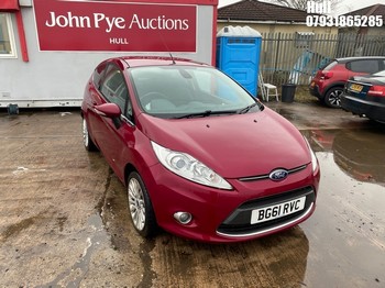Location: Hull - 2011 FORD FIESTA TITANIUM 3 Door Hatchback REG: BG61RVC, Keys: No, MOT Expiry date: 21/01/2020, 1388 Petrol, 5 Speed Manual Petrol, Former Keepers: 2