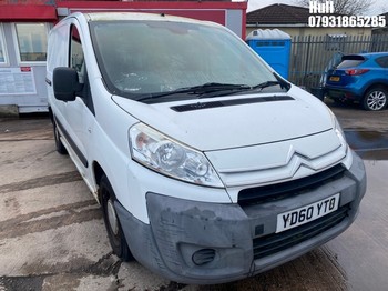 Location: Hull - 2010 CITROEN DISPATCH 1000 HDI 90 SWB Panel Van REG: YD60YTO, Keys: Required, MOT Expiry date: 08/09/2025, 1560 Diesel, 5 Speed Manual Diesel, Former Keepers: 5