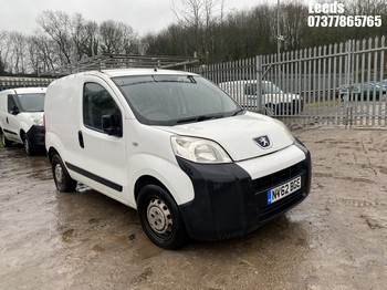 Location: Leeds - 2012 PEUGEOT BIPPER S HDI Panel Van REG: NV62BGE, Keys: No, MOT Expiry date: 09-01-2026, 1248 Diesel, 5 Speed Manual Diesel, Former Keepers: 6
