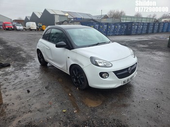 Location: Shildon - 2016 Vauxhall Adam Energised 3 Door Hatchback REG: NL66NSY, Keys: Yes, MOT Expiry date: 10/01/2026, 1229 CC Petrol, 5 Speed Manual Petrol, Former Keepers: 2