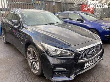 Location: HAYES / HEATHROW - 2016 INFINITI Q50 S SPORT TECH HYBRID A 4 Door Saloon REG: BF16XLM., 3498cc Hybrid Electric, 7 Speed Auto, Former Keepers: 3, Keys: No, MOT: Expiry date16/06/2026