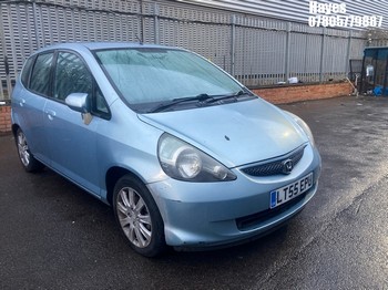 Location: Hayes - 2005 HONDA JAZZ SE 5 Door Hatchback REG: LT55EPU, Keys: No, MOT Expiry date: 15/08/2026, 1339 Petrol, 5 Speed Manual Petrol, Former Keepers: 10