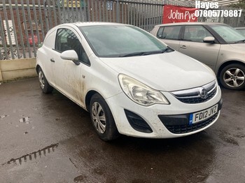 Location: Hayes - 2012 VAUXHALL CORSA CDTI ECOFLEX S/S Car Derived Van REG: FD12JVZ, Keys: No, MOT Expiry date: 06/11/2026, 1248 Diesel, 5 Speed Manual Diesel, Former Keepers: 6