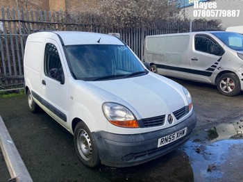 Location: Hayes - 2006 RENAULT KANGOO SL17 DCI 70 Car Derived Van REG: RN55XHW, Keys: No, MOT Expiry date: 16/10/2023, 1461 Diesel, 5 Speed Manual Diesel, Former Keepers: 6