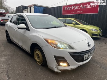 Location: Stapleford - 2011 MAZDA 3 TS2 D 5 Door Hatchback REG: AO60EGX, Keys: Yes, MOT Expiry date: 11/08/2026, 1560 Diesel, 6 Speed Manual Diesel, Former Keepers: 7