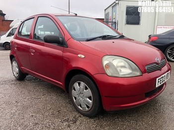 Location: Nottingham - 2003 TOYOTA YARIS VVTI COLOUR COLLECT 5 Door Hatchback REG: FE03VBT, 998cc Petrol, 5 Speed Manual Petrol, Former Keepers: 1, Keys: Yes, MOT Expiry date: 09/02/2026