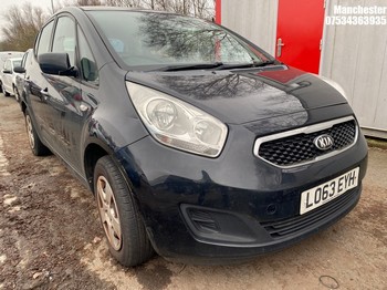 Location: Manchester - 2013 KIA VENGA 1 AIR CRDI 5 DOOR HATCHBACK REG: LO63EYH, 1396cc DIESEL, 6 SPEED MANUAL DIESEL, Former Keepers: 2, Keys: No, MOT Expiry date: 01/05/2026