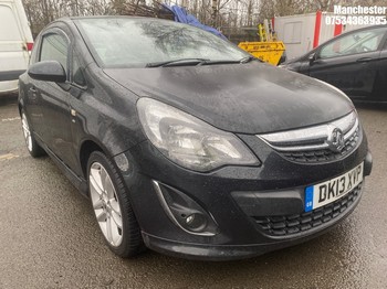 Location: Manchester - 2013 VAUXHALL CORSA SRI 3 Door Hatchback REG: DK13XVP, 1398 Petrol, 5 Speed Manual Petrol, Former Keepers: 9, Keys: No, MOT Expiry date: 21/03/2026