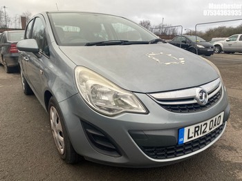 Location: Manchester - 2012 VAUXHALL CORSA EXCLUSIV AC 5 Door Hatchback REG: LR12OAO, 1229 Petrol, 5 Speed Manual Petrol, Former Keepers: 5, Keys: No, MOT Expiry date: 11/08/2026