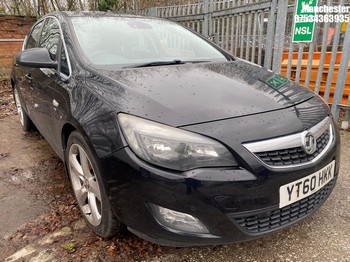 Location: Manchester - 2011 VAUXHALL ASTRA SRI CDTI 123 5 Door Hatchback REG: YT60HKK, 1686 Diesel, 6 Speed Manual Diesel, Former Keepers: 9, Keys: No, MOT Expiry date: 16/07/2026