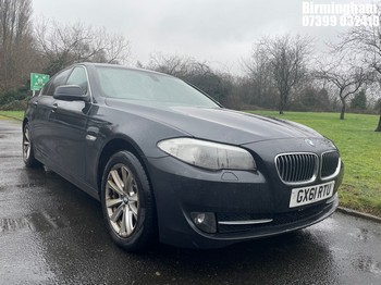 Location: Birmingham - 2011 BMW 520D SE AUTO 4 Door Saloon REG: GX61RTU, 1995cc Diesel, 8 Speed Auto Diesel, Former Keepers: 5, Keys: Yes, MOT Expiry date: 17/08/2026