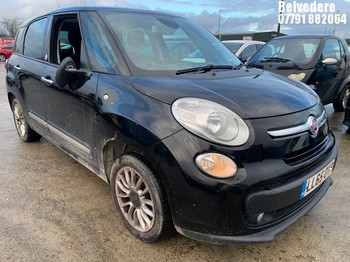 Location: Belvedere - 2016 FIAT 500L MPW LOUNGE MULTIJET MPV REG: LL65OYP, 1248cc DIESEL, 5 SPEED SEMI AUTO DIESEL, Former Keepers: 1, Keys: Yes, MOT Expiry date: 03.11.2026