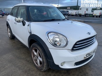 Location: Belvedere - 2013 MINI COUNTRYMAN ONE 5 Door Hatchback REG: SD63YGC, 1598cc Petrol, 6 Speed Manual Petrol, Former Keepers: 5, Keys: Yes, MOT Expiry date: 20.02.2026