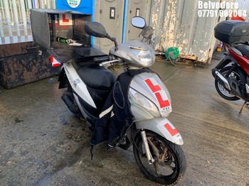 Location: Belvedere - 2013 HONDA NSC 110 WH-B Motorcycle REG: KW13ZTU, Keys: No, MOT Expiry date: 24.10.2026, 108 Petrol, AUTOMATIC, Former Keepers: 15
