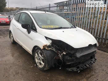 Location: Edinburgh - 2012 FORD FIESTA ZETEC 3 Door Hatchback REG: ST62ABU, Keys: Yes, MOT Expiry date: 14/01/2026, 1242 Petrol, 5 Speed Manual Petrol, Former Keepers: 3