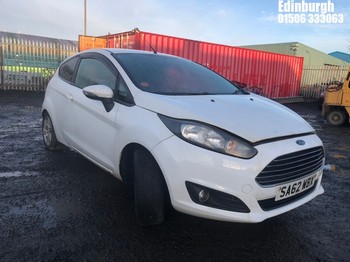 Location: Edinburgh - 2012 FORD FIESTA EDGE 60 3 Door Hatchback REG: SA62WBX, Keys: No, MOT Expiry date: 08/04/2025, 1242 Petrol, 5 Speed Manual Petrol, Former Keepers: 4