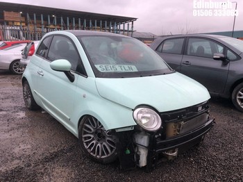 Location: Edinburgh - 2015 FIAT 500 LOUNGE 3 Door Hatchback REG: SE15TLN, Keys: No, MOT Expiry date: 10/03/2026, 1242 Petrol, 5 Speed Manual Petrol, Former Keepers: 5