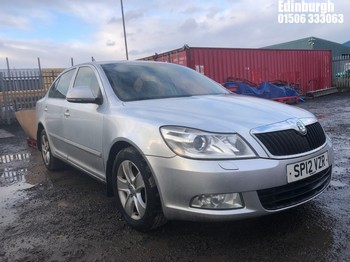 Location: Edinburgh - 2012 SKODA OCTAVIA ELEGANCE TDI CR 5 Door Hatchback REG: SP12VZR, Keys: No, MOT Expiry date: 19/11/2025, 1598 Diesel, 5 Speed Manual Diesel, Former Keepers: 4