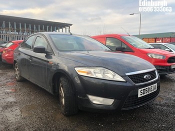 Location: Edinburgh - 2008 FORD MONDEO ZETEC TDCI 140 5 Door Hatchback REG: SD58EJA, Keys: No, MOT Expiry date: 17/02/2026, 1997 Diesel, 6 Speed Manual Diesel, Former Keepers: 6