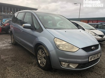 Location: Edinburgh - 2006 FORD GALAXY ZETEC TDCI 5G MPV REG: AF56OEZ, Keys: No, MOT Expiry date: 21/12/2025, 1753 Diesel, 5 Speed Manual Diesel, Former Keepers: 7