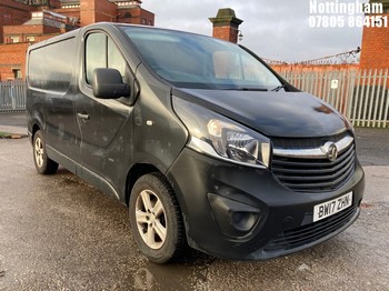Location: Nottingham - 2017 VAUXHALL VIVARO 2900 BITURBO CDTI Panel Van REG: BW17ZHN, Keys: Yes, MOT Expiry date: 12/12/2025, 1598 Diesel, 6 Speed Manual Diesel, Former Keepers: 3